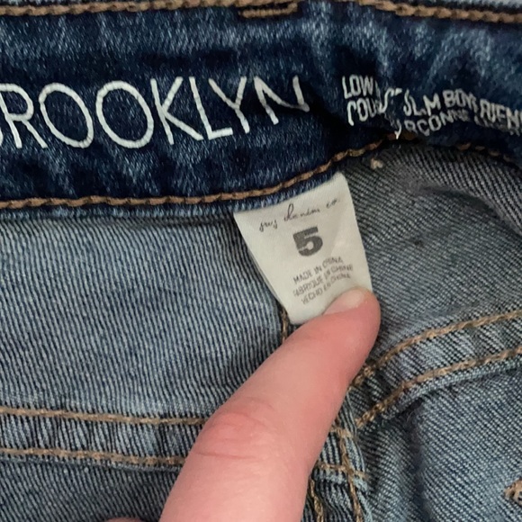 Low rise Slim Boyfriend Jeans - Picture 4 of 6